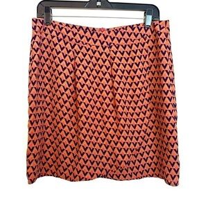Tulle Wrap Mini Skirt Orange and Purple Size Large